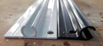 Keder Rope Track - Double Flange 90° All Finishes 3.28FT lengths