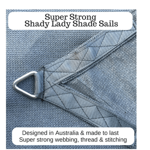 19.6ft x 19.6ft Square GREY The Shady Lady Range