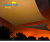 18ft x 18ft Square SAND The Shady Lady Shade Sail Range