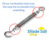 Turnbuckle 1/4 inch (6mm) Hook Eye stainless steel (Electropolished)