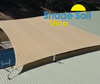 13.1ft x 19.6ft Rectangle SAND The Shady Lady Shade Sail Range