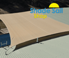 8.2ft x 8.2ft Square SAND The Shady Lady Range