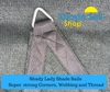 16.4ft x 16.4ft x 23.1ft Right Angle GREY The Shady Lady Shade Sail Range