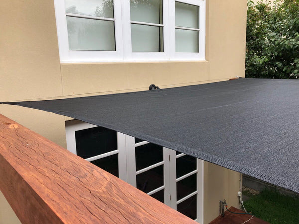 14.7ft x 14.7ft BLACK Square The Shady Lady Range