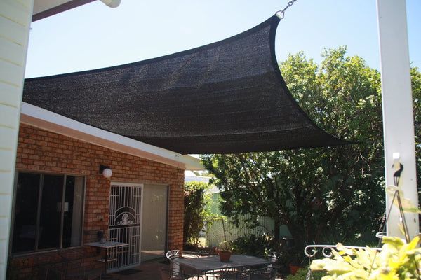 14.7ft x 14.7ft BLACK Square The Shady Lady Range