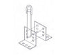 Shade Sail Roof Anchor rafter bracket with Weather Seal