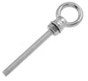 Eye Nut Bolt 3/8 Inch (M10) - 7.87 Inch thread, overall 9.84 Inch