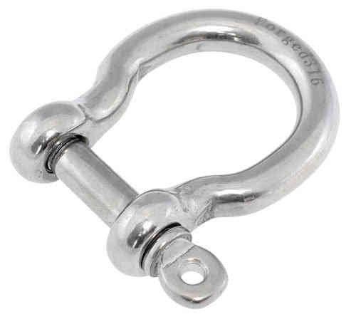 Bow Shackle 5/16inch (8mm) forged stainless steel marine grade 316