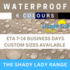 Waterproof PVC 3.9ft x 8.2ft Shady Lady Shade Sails