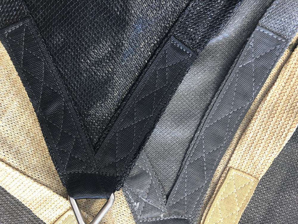 19.6ft x 19.6ft x 19.6ft BLACK Triangle The Shady Lady Range