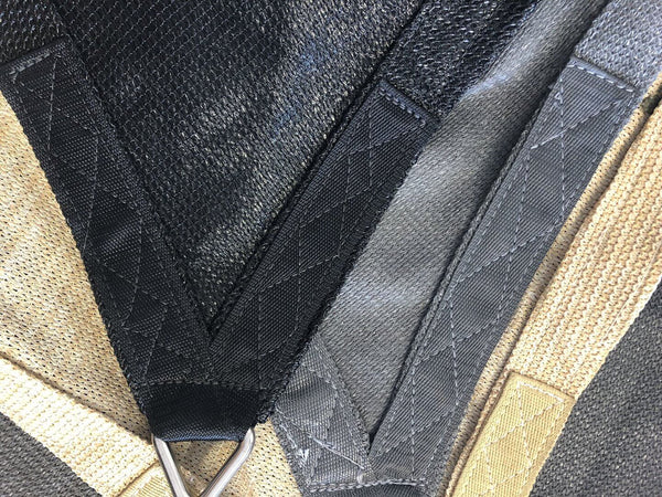 18ft x 18ft Square BLACK The Shady Lady Shade Sail Range