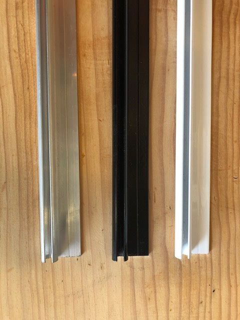 Keder Rope Track - Single Flange 90° All Finishes 3.28FT lengths