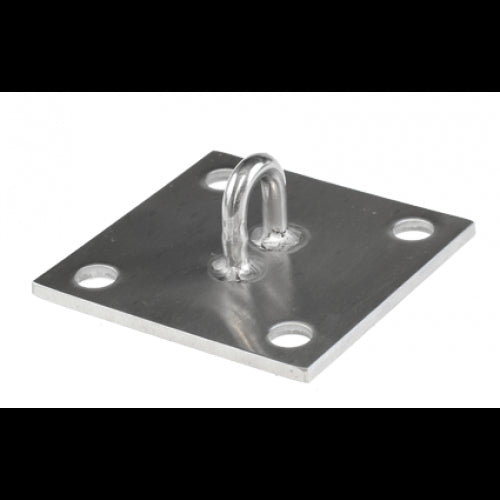 Wall Plate square 3.93 x 3.93 In Horizontal 316 Stainless Steel 100x100mm