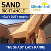 6.5ft x 9.8ft x 11.8ft Right Angle SAND The Shady Lady Range