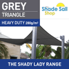 6.5ft x 6.5ft x 6.5ft GREY Triangle The Shady Lady Range