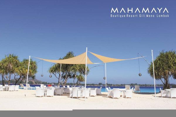 13.1ft x 26.2ft x 26.2ft SAND Triangle The Shady Lady Range