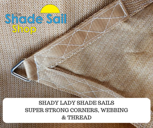 13.1ft x 26.2ft x 26.2ft SAND Triangle The Shady Lady Range