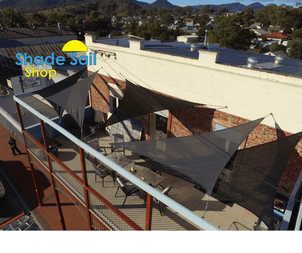 18ft x 18ft x 18ft GREY Triangle The Shady Lady Range