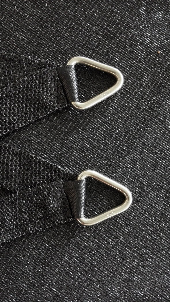 19.6ft x 19.6ft Square BLACK The Shady Lady Shad Sail Range