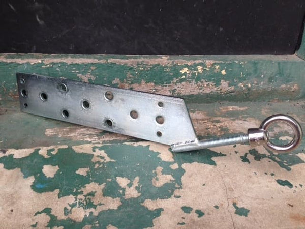 Fascia bracket Galvanized 1/2 Inch Thread includes 316 stainless steel eye nut