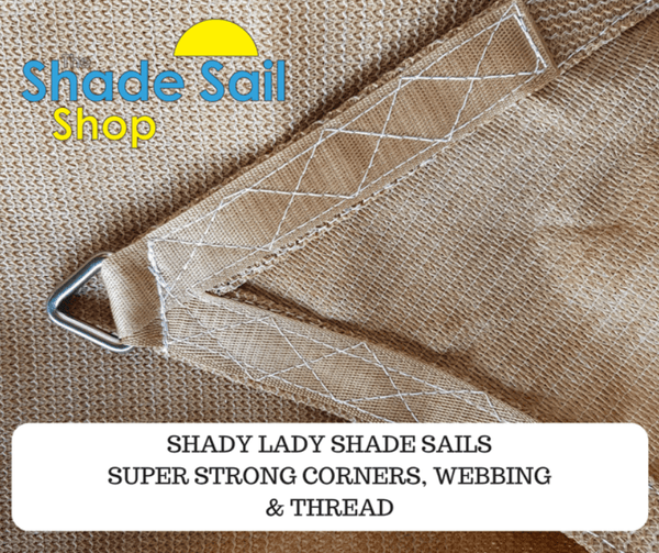 19.6ft x  22.9ft x 26.2ft SAND Triangle The Shady Lady Range