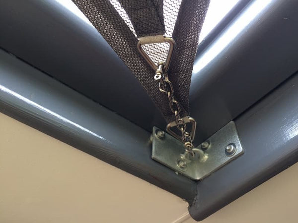 Corner Bracket 3.9 x 3.9 Inch Internal 316 stainless steel