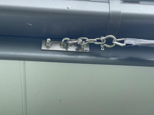 Wall Plate 6 x 1.57 inches Stud Wall Bracket Stainless Steel 150mm x 40mm