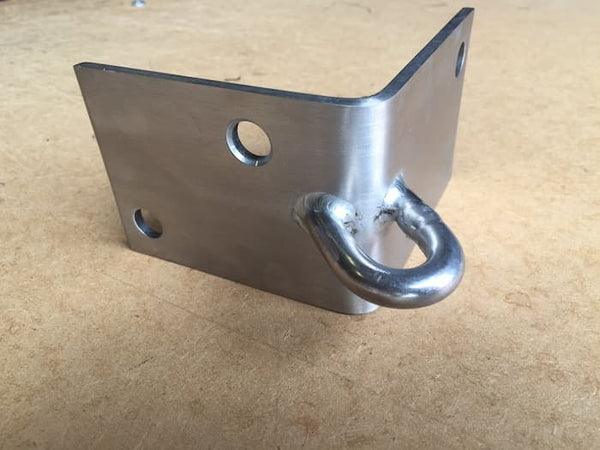 Corner Bracket 3.9 x 3.9 Inch External 316 Stainless Steel 100x100mm