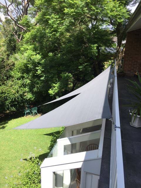 19.6ft x 26.2ft x 29.5ft GREY Triangle The Shady Lady Range