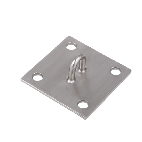 Wall Plate 5.9 x 5.9 Inches Horizontal Stainless Steel 316