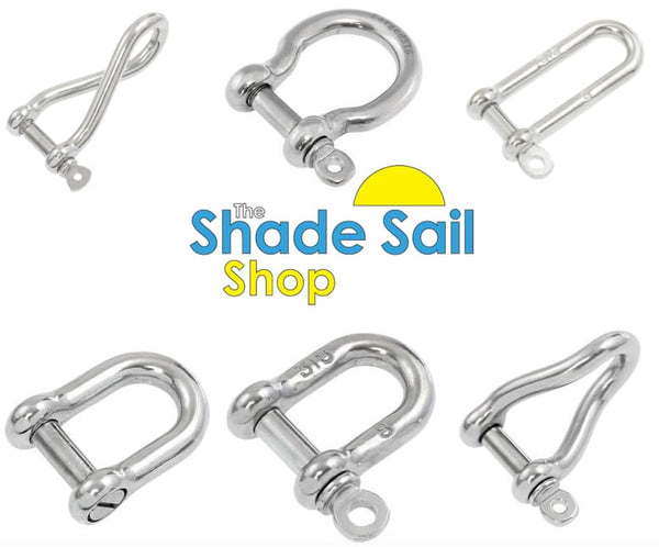 Bow shackle Forged 1/4 (6mm) stainless steel 316